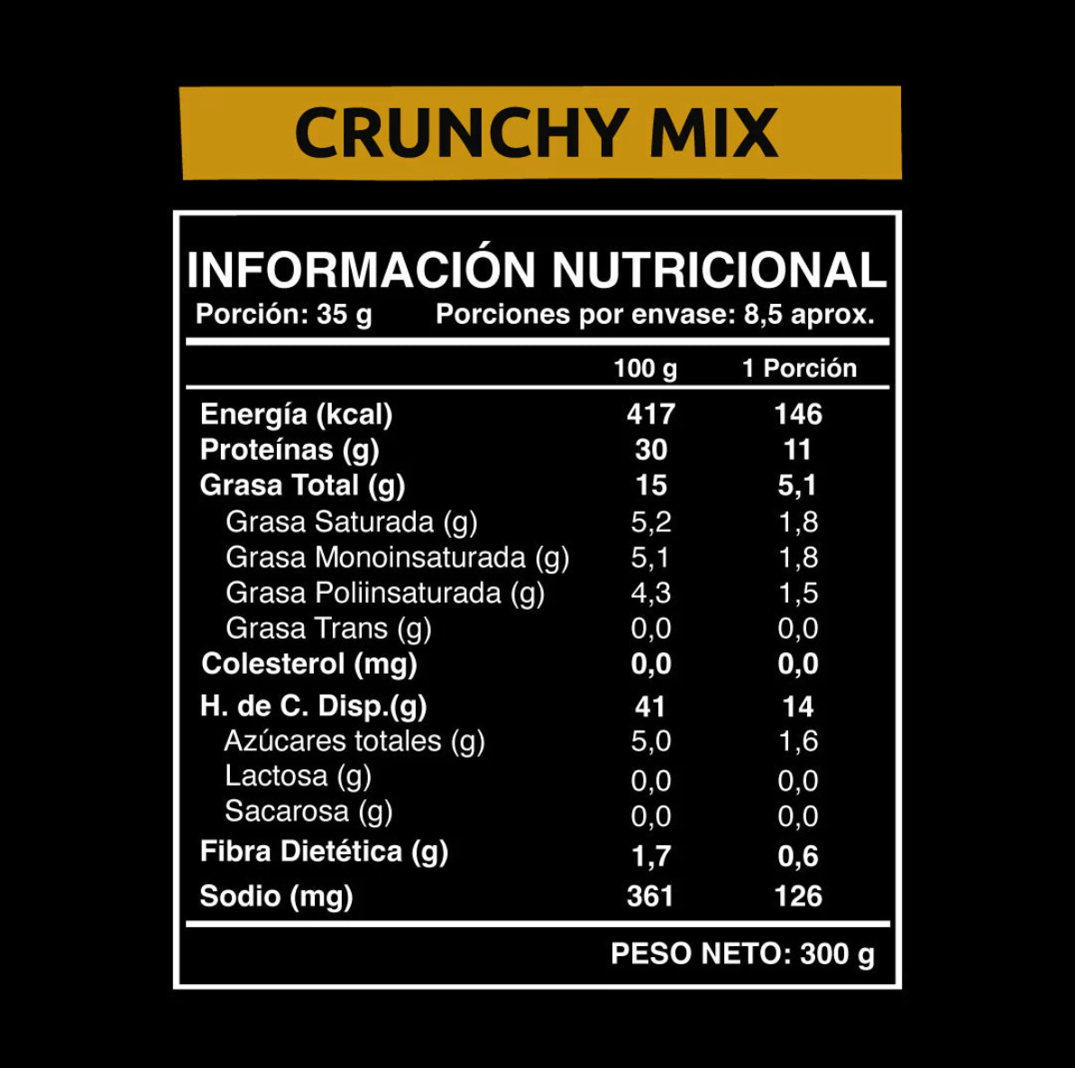 12 cajas Wild Protein Granola Mix Crujiente - (300 g) c/u
