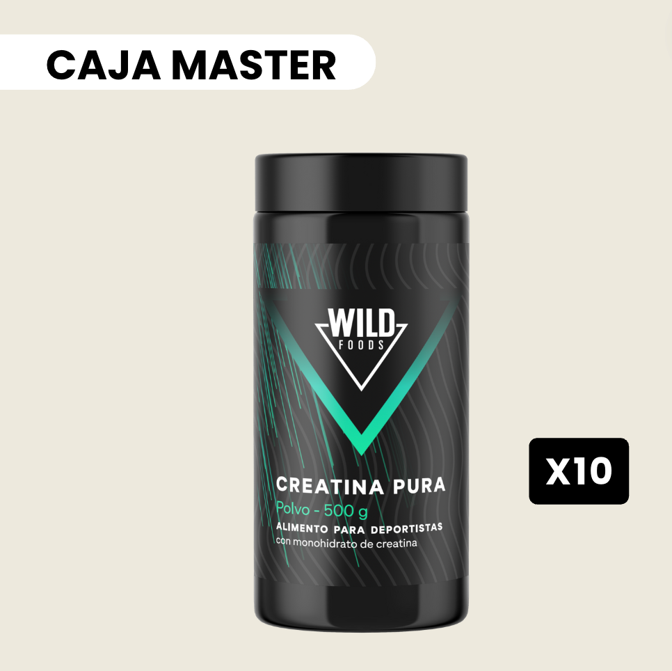 10 Creatinas Monohidratadas en Polvo - (500 g) c/u