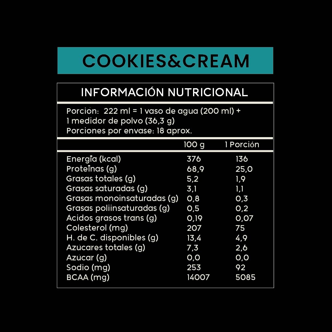Wild Protein Whey sabor Cookies & Cream (653 g)