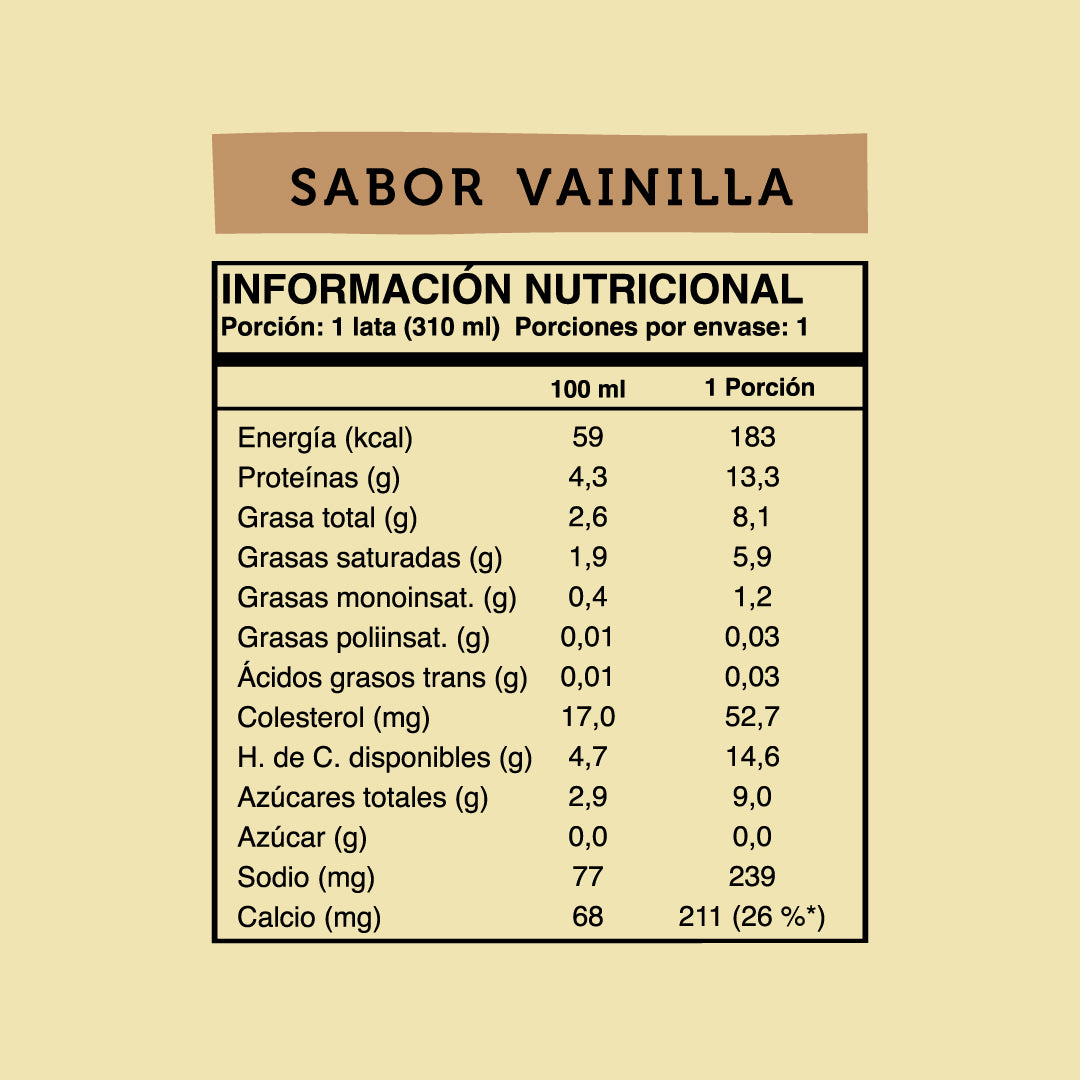 Protein Shake&Go Vainilla (310 ml) - 12 unidades