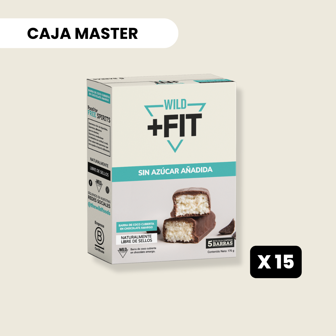 15 cajas Wild Fit Coco - 5 unidades c/u