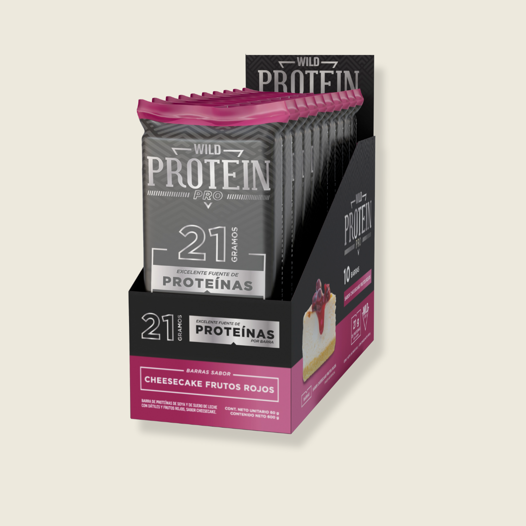 Wild Protein Pro Berries Cheesecake 10 unidades