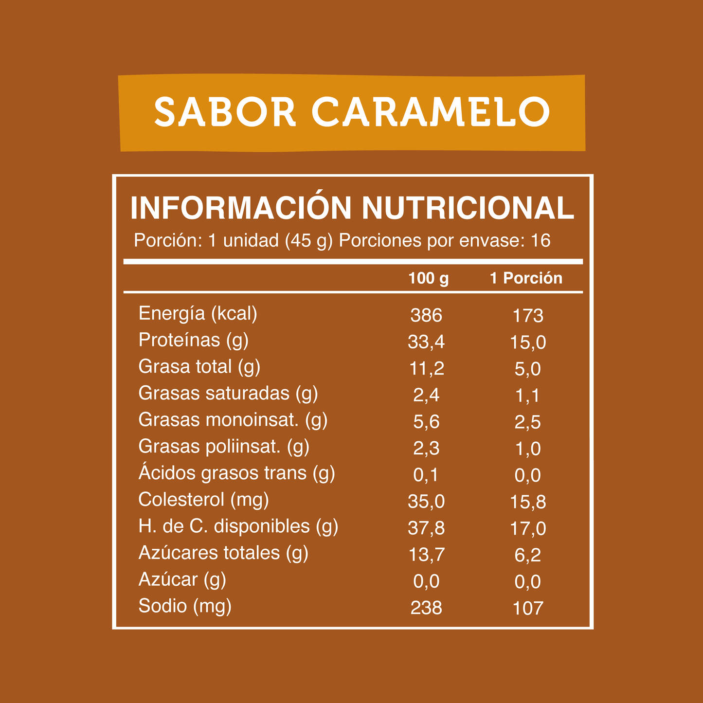 Wild Protein Caramelo - 16 unidades