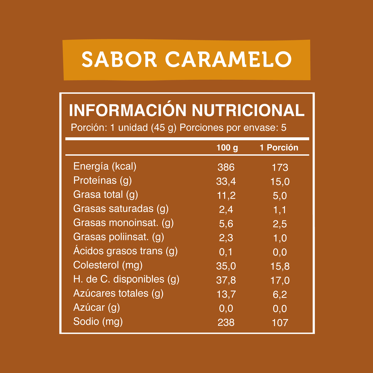 Wild Protein Caramelo - x12 display de 5 uds