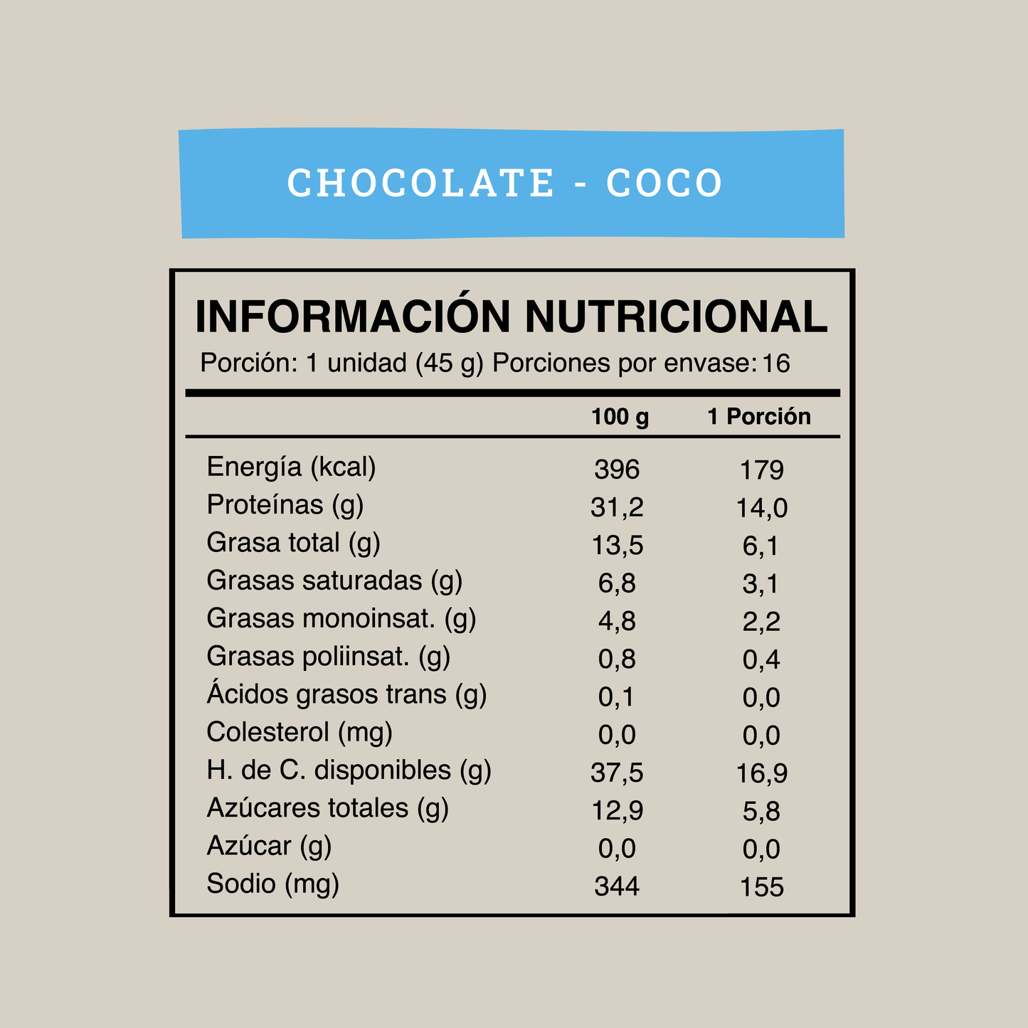 Wild Protein Vegana Chocolate Coco - 16 unidades