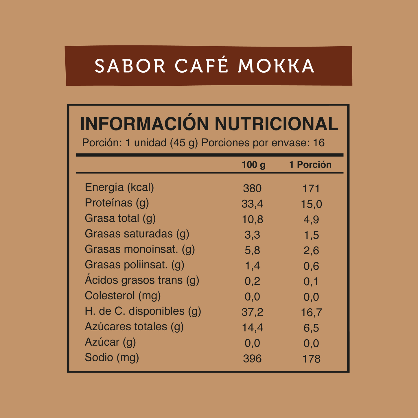 Wild Protein Vegana Mokka - 16 unidades
