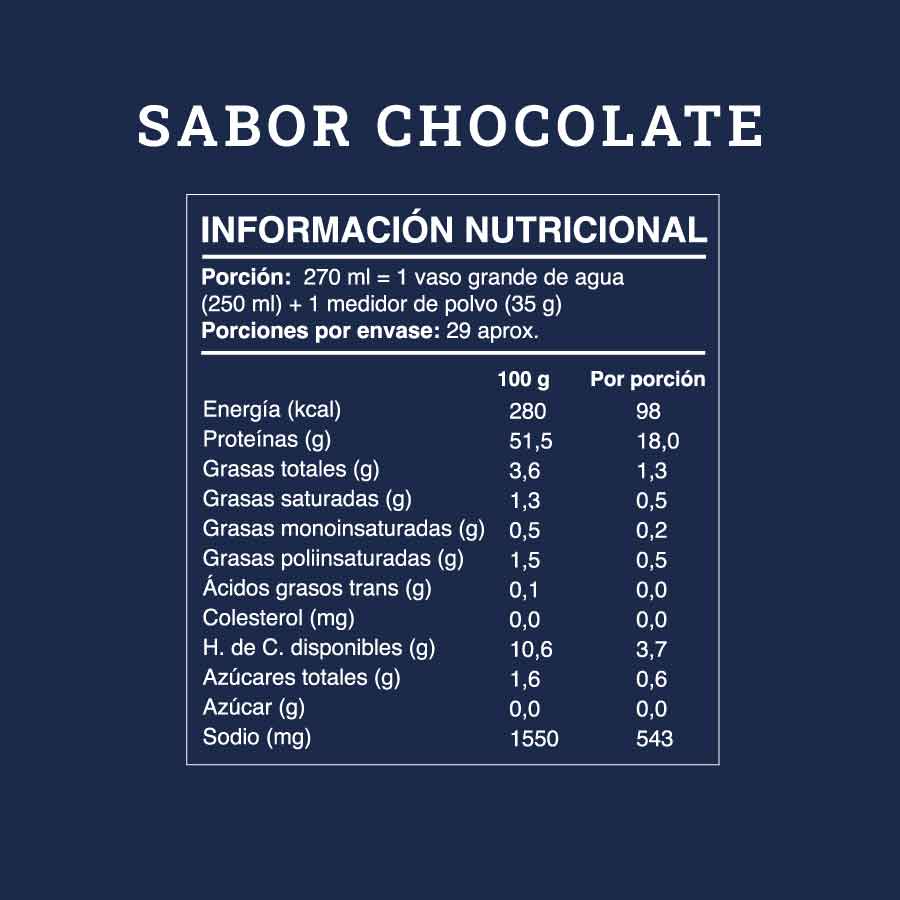Shake en Polvo Vegano sabor Chocolate (1 kg)