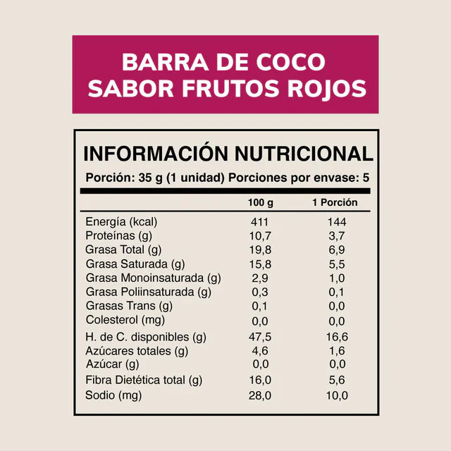 15 cajas Wild Fit Coco Berries - 5 unidades c/u