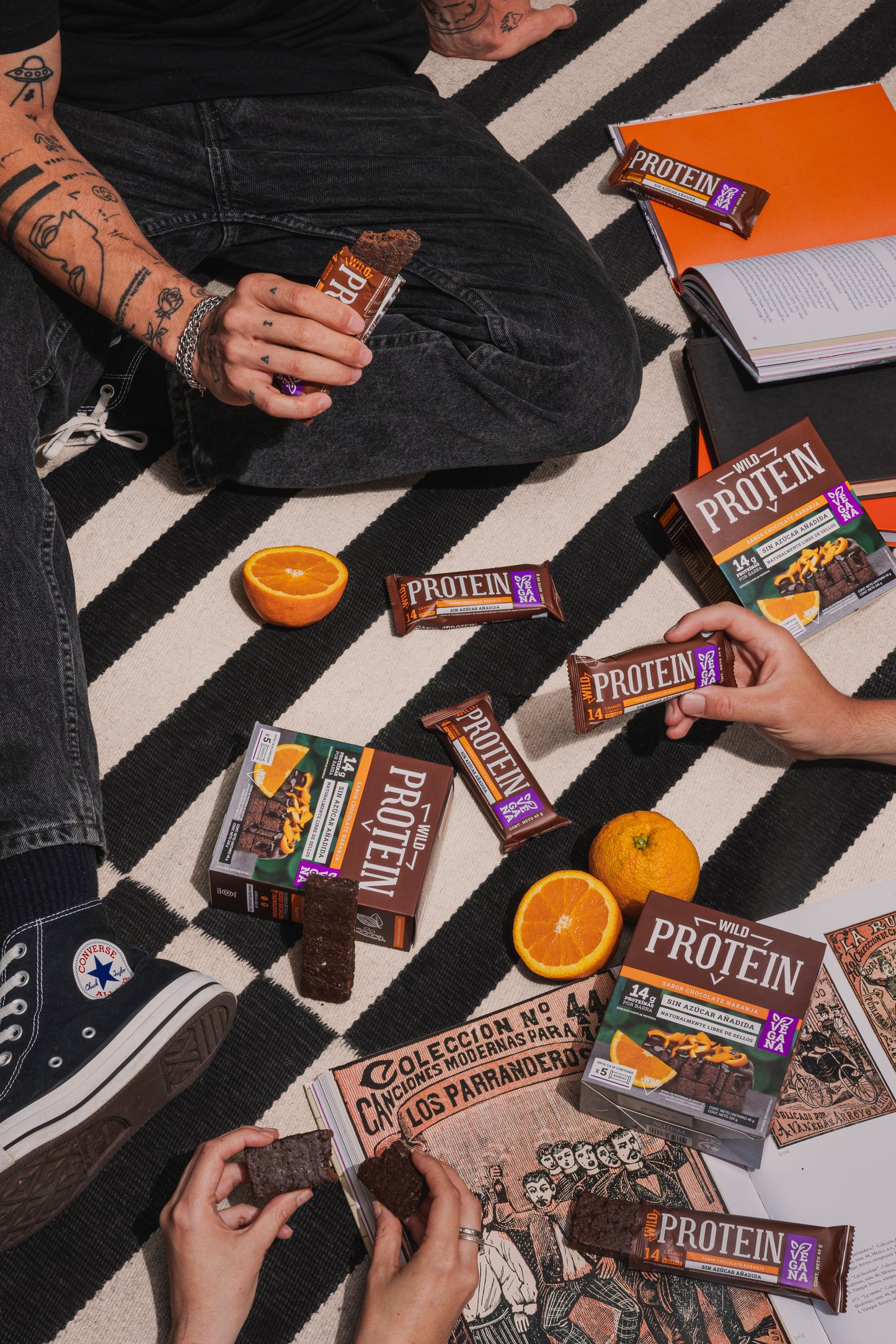 Wild Protein Vegana Chocolate Naranja - 16 unidades