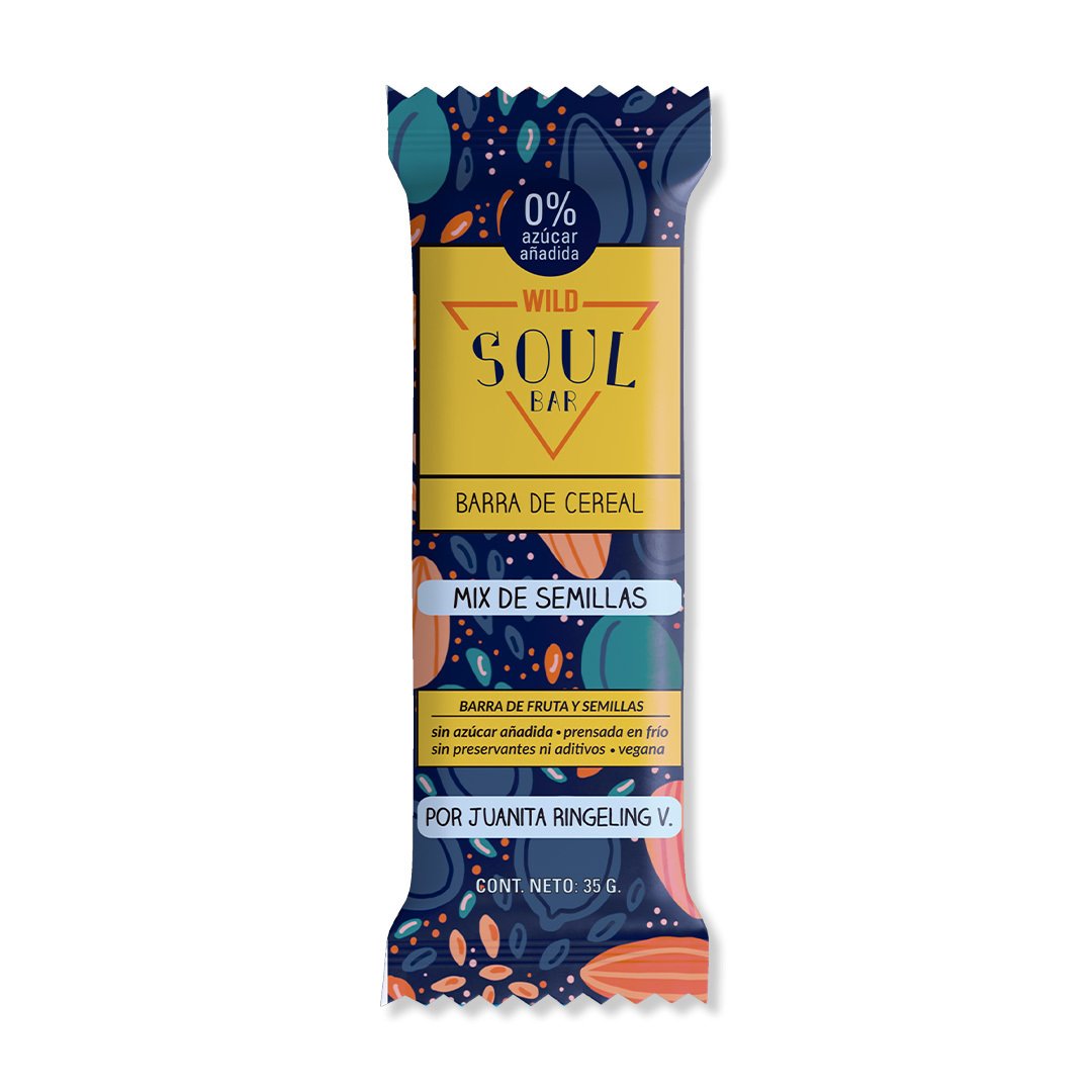 Barrita Soul Bar Semillas Ancestrales 30 u Wild Soul