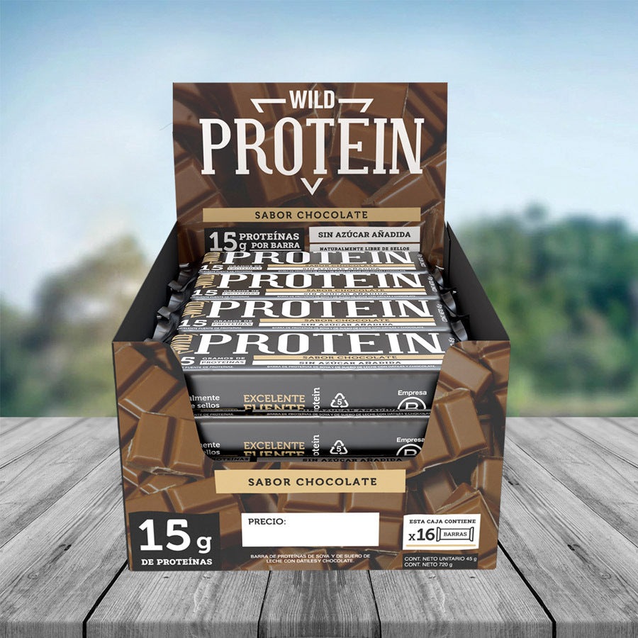 Barrita Wild Protein Chocolate Wild Protein Wild Foods Wild Foods Mayorista