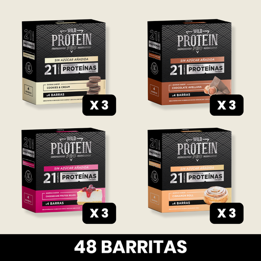 Pack Wild Protein Pro 4 Unidades