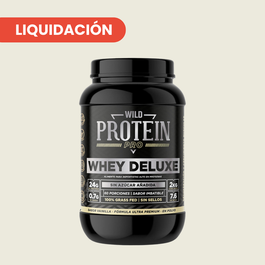 WILD PROTEIN PRO BATIDO PROTEICO WHEY DELUXE VAINILLA 2000g 1U TARRO