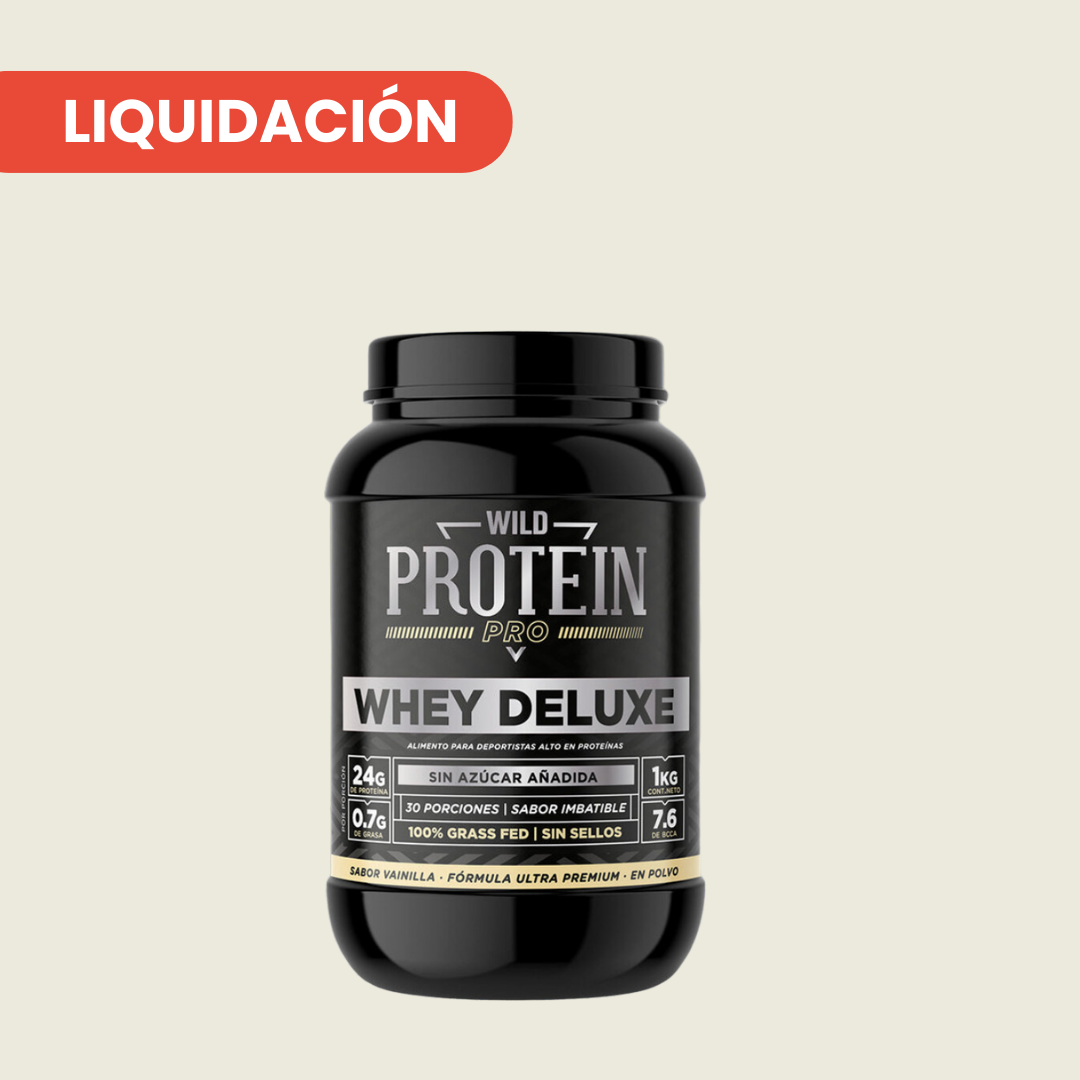 WILD PROTEIN PRO BATIDO PROTEICO WHEY DELUXE VAINILLA 1000g 1U TARRO