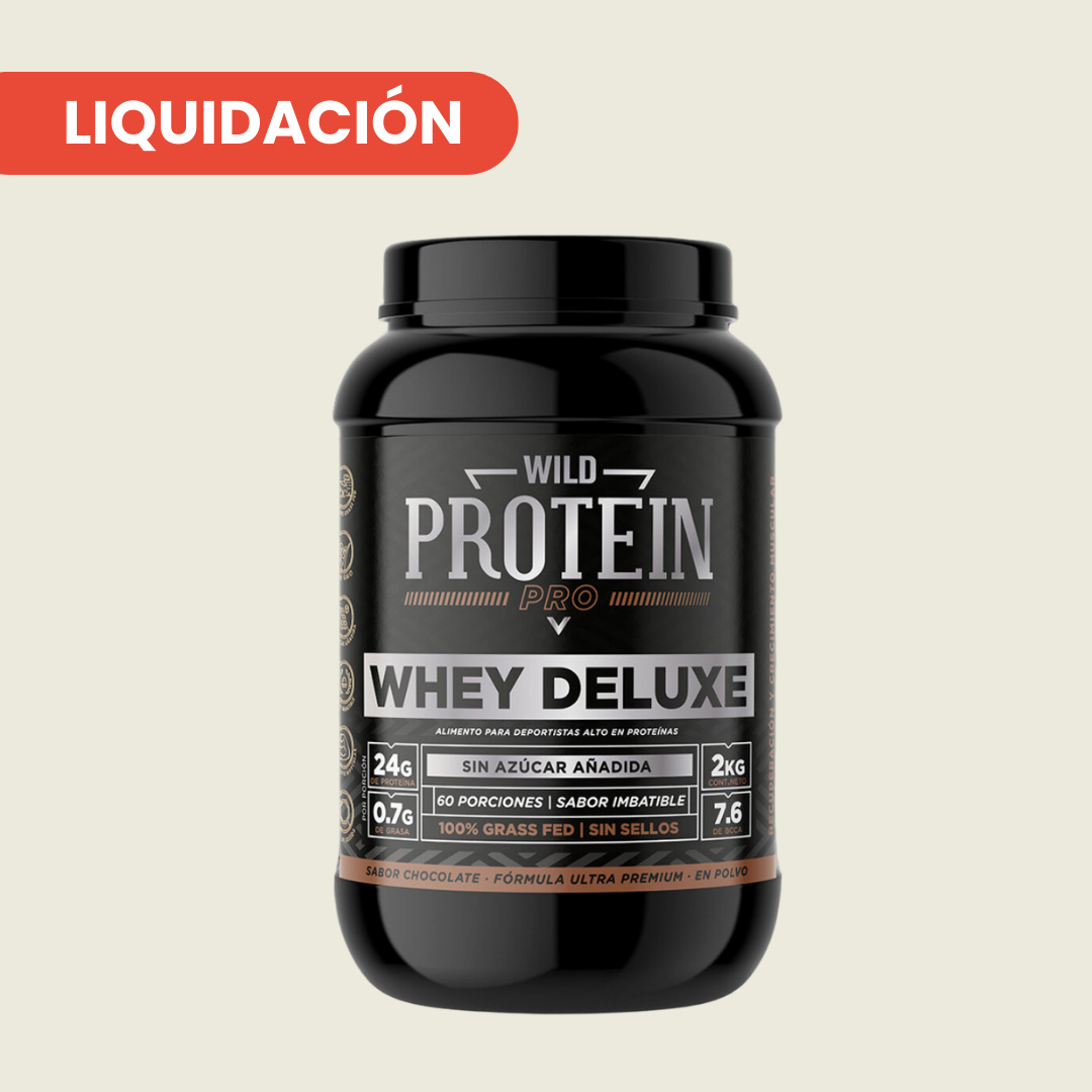 WILD PROTEIN PRO BATIDO PROTEICO WHEY DELUXE CHOCOLATE 2000g 1U TARRO