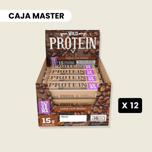 12 cajas Wild Protein Vegana Mokka - 16 unidades c/u