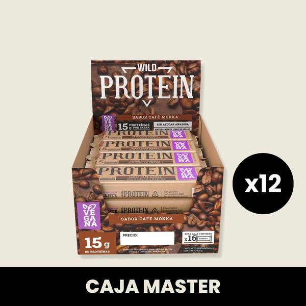 Caja Master Wild Protein Mokka 16 Uds