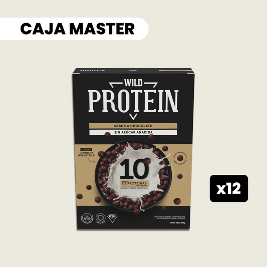 12 cajas Wild Protein Cereal Chocolate - 280 gr c/u