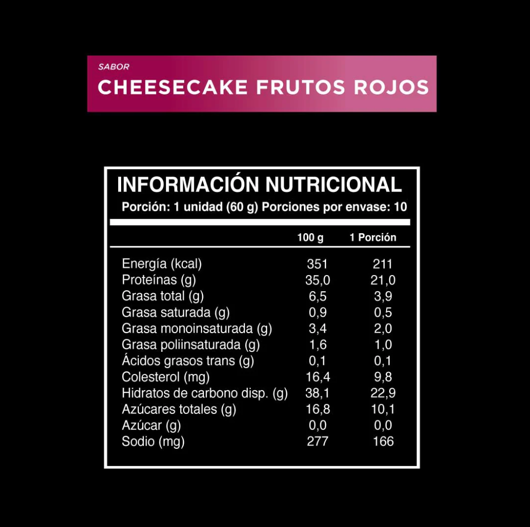 10 cajas Wild Protein Pro Berries Cheesecake - 10 unidades c/u