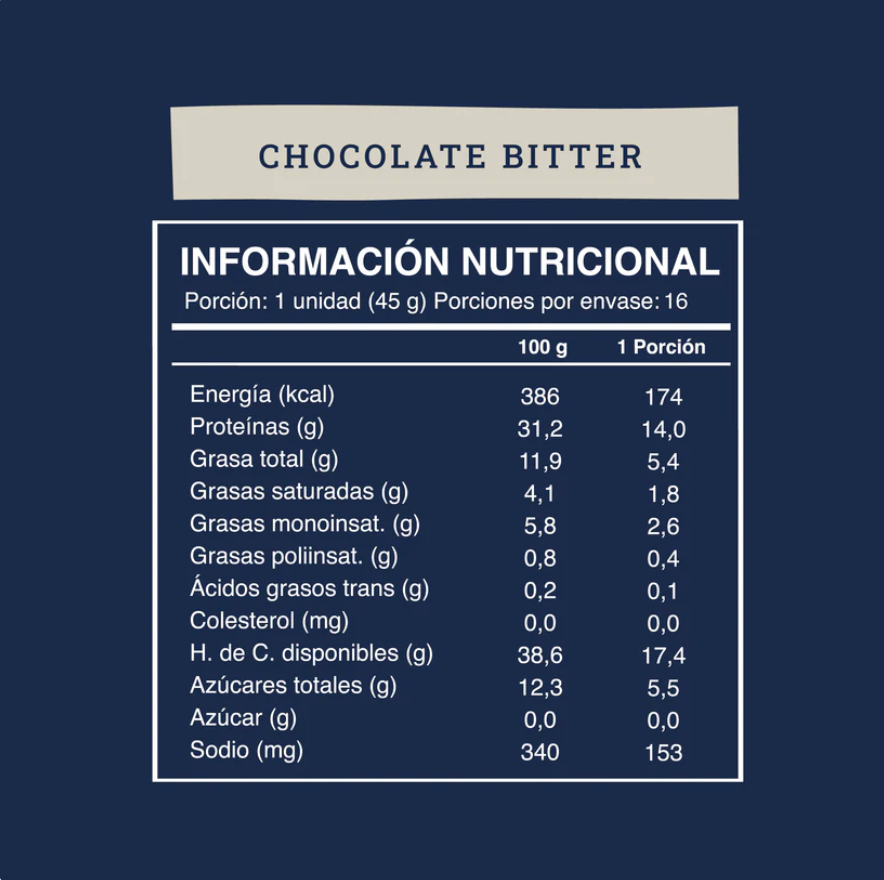 12 cajas Wild Protein Vegana Chocolate Bitter -16 unidades c/u