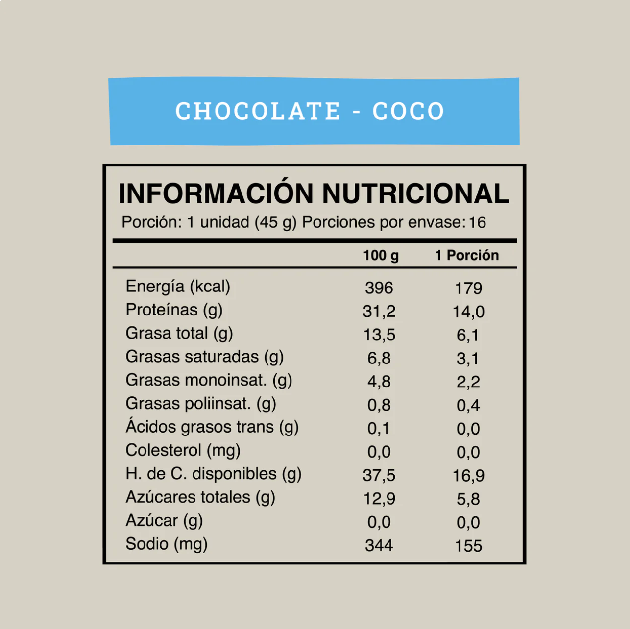 12 cajas Wild Protein Vegana Chocolate Coco - 16 unidades c/u