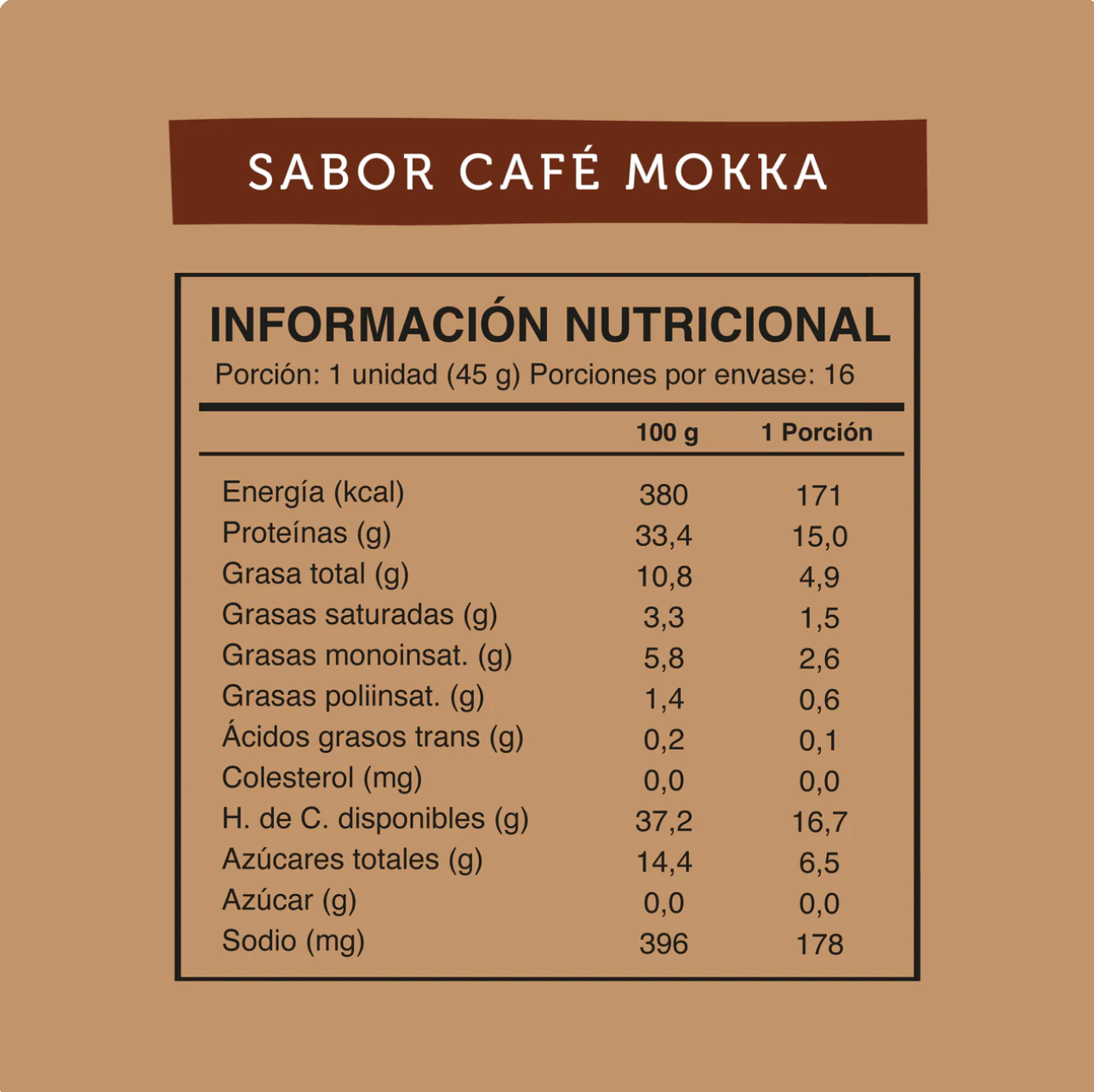 12 cajas Wild Protein Vegana Mokka - 16 unidades c/u