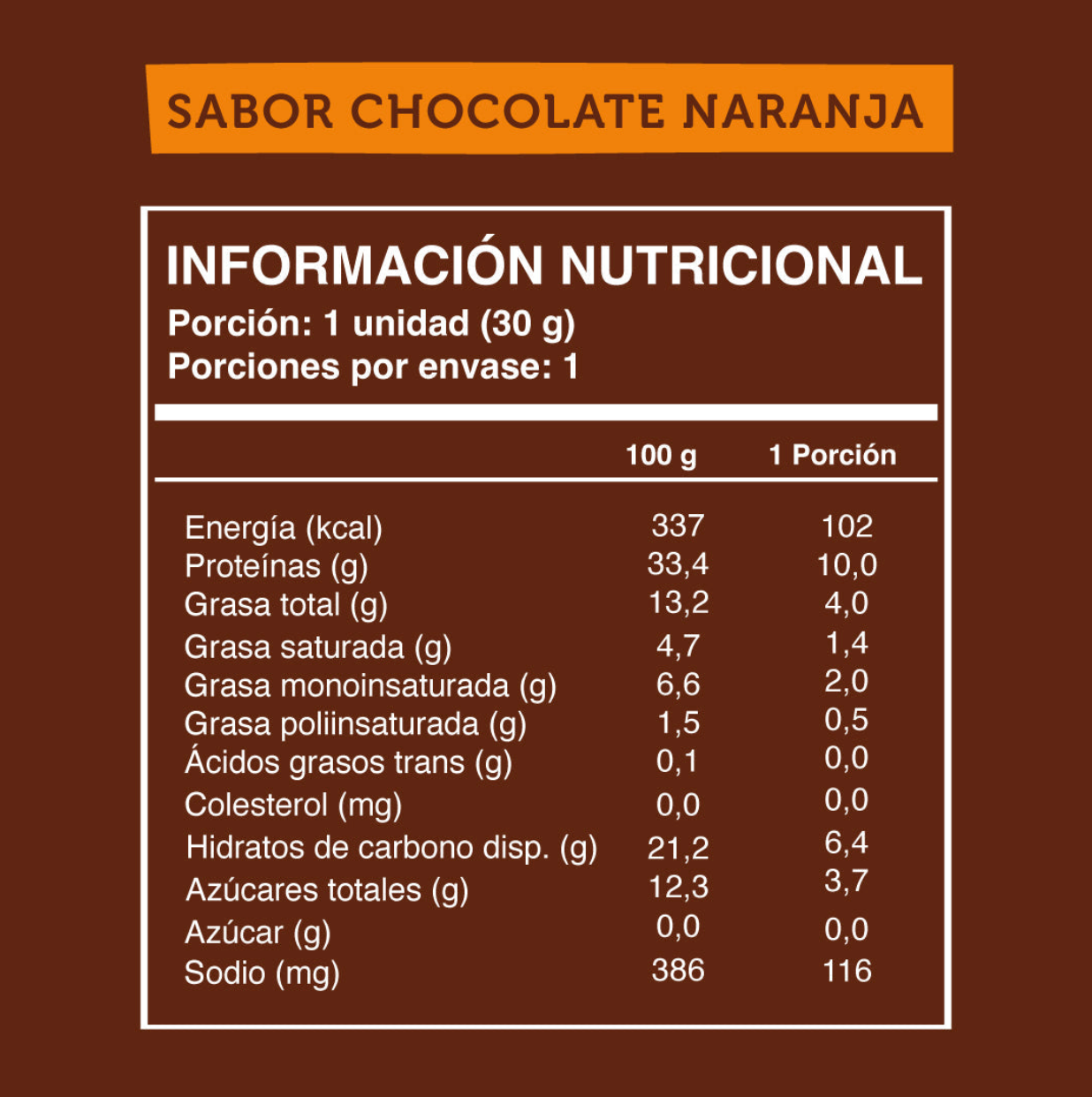 10 cajas Wild Protein Mini Vegana Chocolate Naranja - 24 unidades c/u