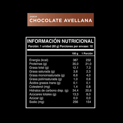 10 cajas Wild Protein Pro Chocolate Avellana - 10 unidades c/u