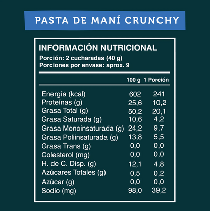 24 tarros Wild Protein Mantequilla de Maní Crunchy - 340 gr c/u