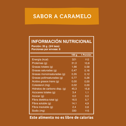 Caja Master Wild Protein Cereal Caramelo (280gr) - 12 cajas