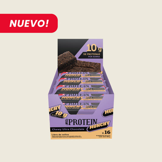 Wild Protein Munchy Ultra Chocolate - 16 unidades