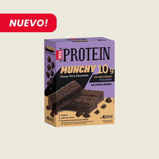 Wild Protein Munchy Ultra Chocolate - 4 unidades