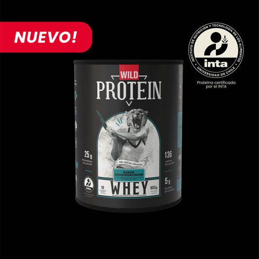 Wild Protein Whey sabor Cookies & Cream (653 g)