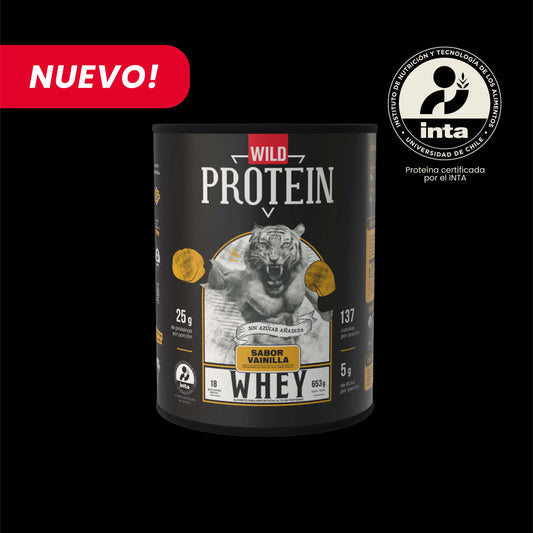 Wild Protein Whey sabor Vainilla (653 g)