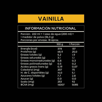 Wild Protein Whey sabor Vainilla (653 g)
