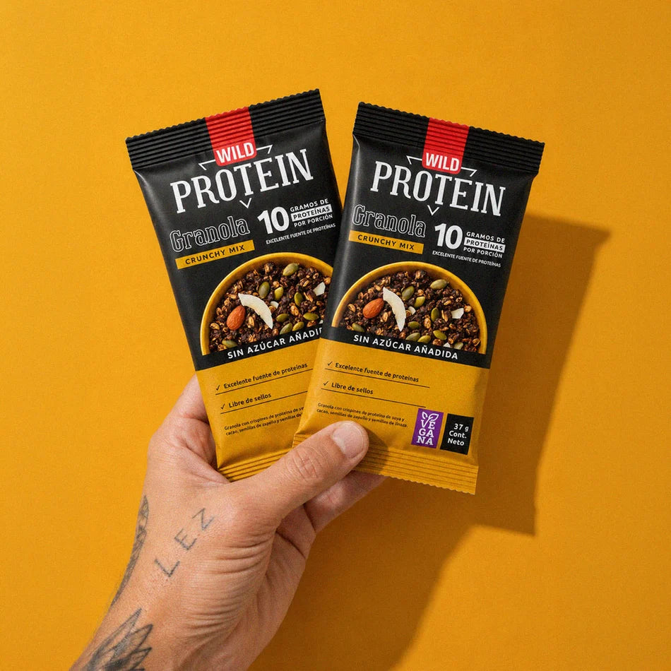 Wild Protein Granola  Mix Semillas Mini - x30 sachet de 37g c/u