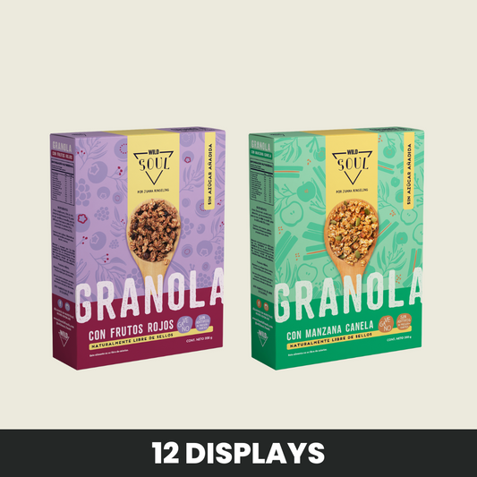 Pack Granolas Wild Soul - 12 displays