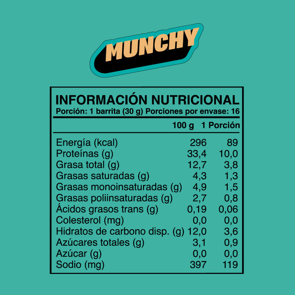 Munchy Bar Chocolate Chips 4 unidades