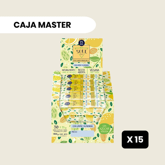 15 cajas Soul Bar Limón - 30 unidades c/u