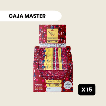 15 cajas Soul Bar Maqui Chía - 30 unidades c/u