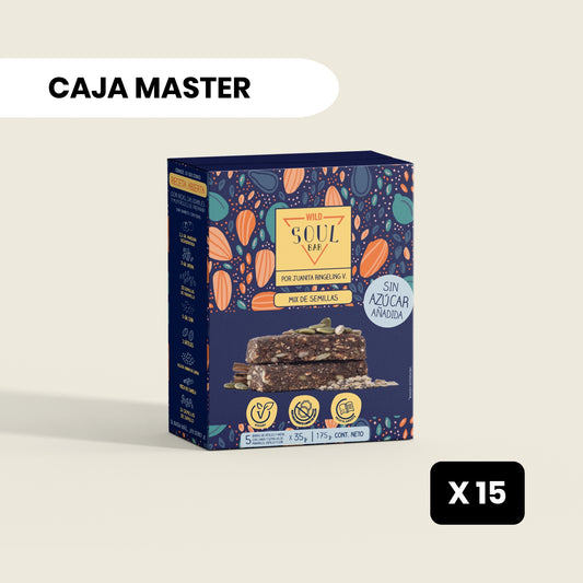 15 cajas Soul Bar Semillas Ancestrales - 5 unidades c/u
