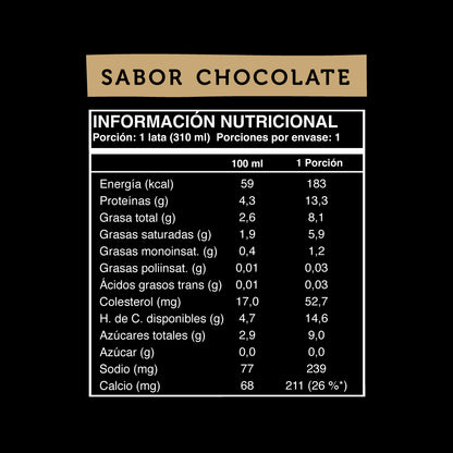 Pack Shake&Go Chocolate - 6 cajas master de 12 uds (310 ml c/u)