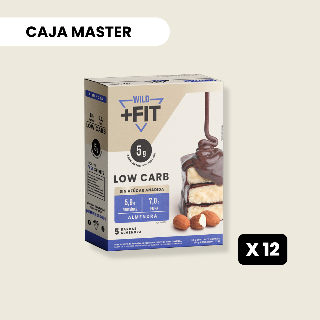 12 Cajas Wild Fit Almendra 5 Unidades c/u