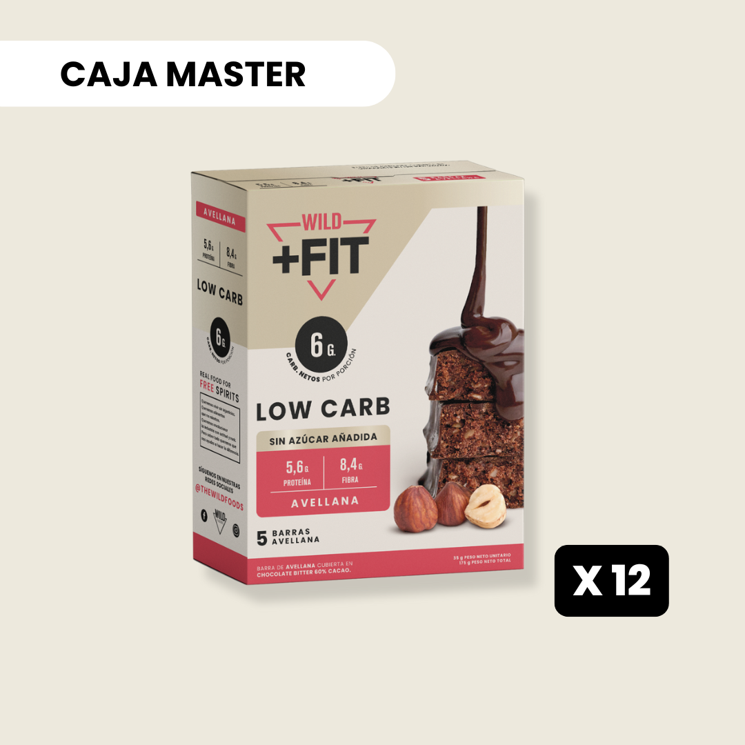 12 Cajas Wild Fit Avellana 5 Unidades c/u