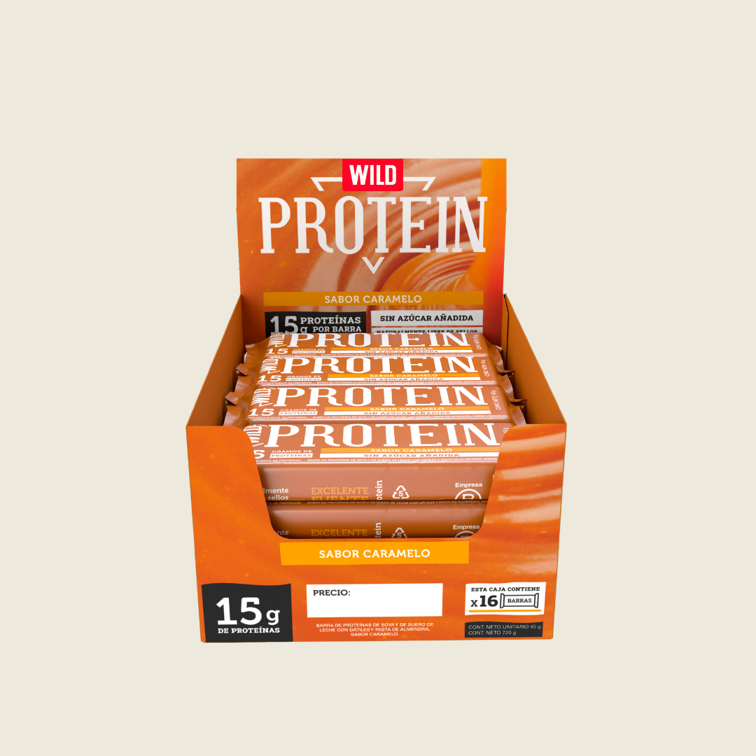 Wild Protein Caramelo - 16 unidades