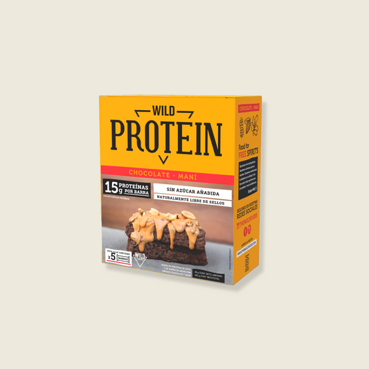 Wild Protein Chocolate-Maní 5 unidades