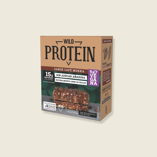 Wild Protein Vegana Mokka 5 unidades