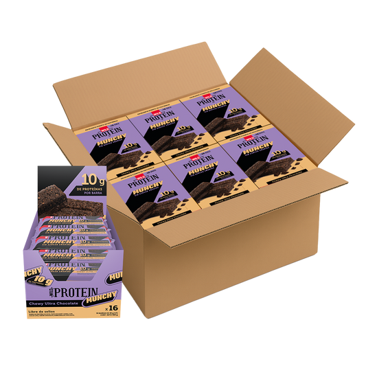 Wild Protein Munchy Ultra Chocolate - x12 display de 16 uds
