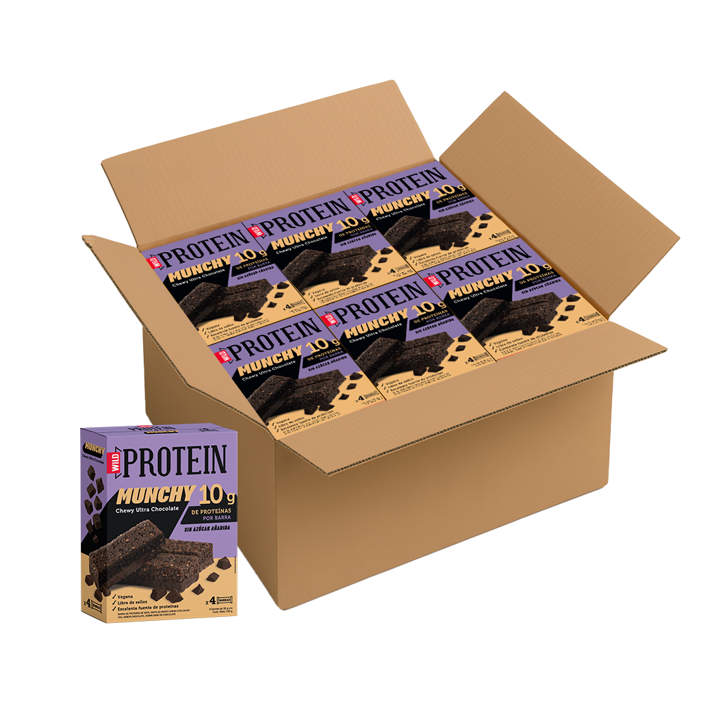 Wild Protein Munchy Ultra Chocolate - x15 display de 4 uds