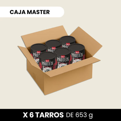 Wild Protein Whey sabor Chocolate - x6 tarros de 653 g c/u